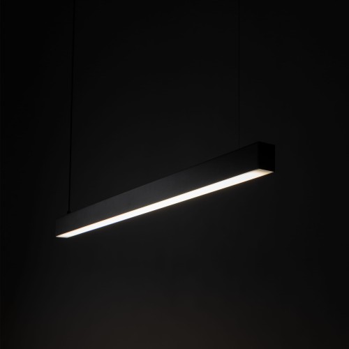 Lampa wisząca listwa belka prostokąt nowoczesna czarna TK Lighting Luxe 18080 1x40W LED 4000K