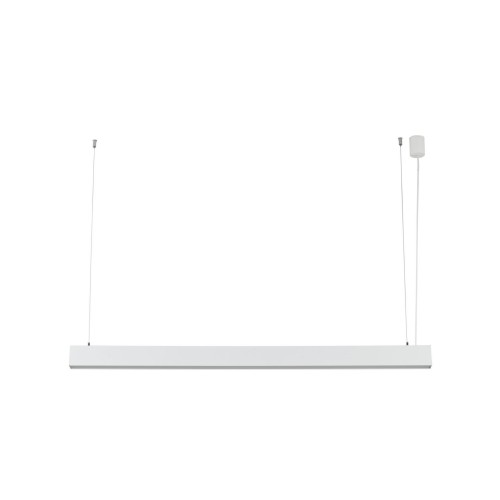 Lampa wisząca listwa belka prostokąt nowoczesna biała TK Lighting Luxe 18079 1x40W LED 4000K