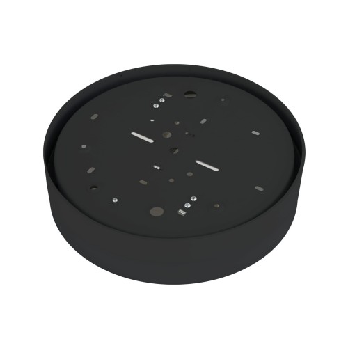Plafon okrągły lampa sufitowa IP44 2x15W E27 Tk Lighting Pori Black 862 czarny biały