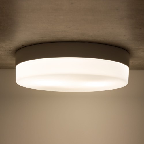 Plafon okrągły lampa sufitowa IP44 2x15W E27 Tk Lighting Pori Black 862 czarny biały