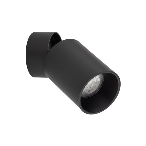 Kinkiet nowoczesny elegancki metalowy tuba czarny TK Lighting Top 5372 1x10W GU10