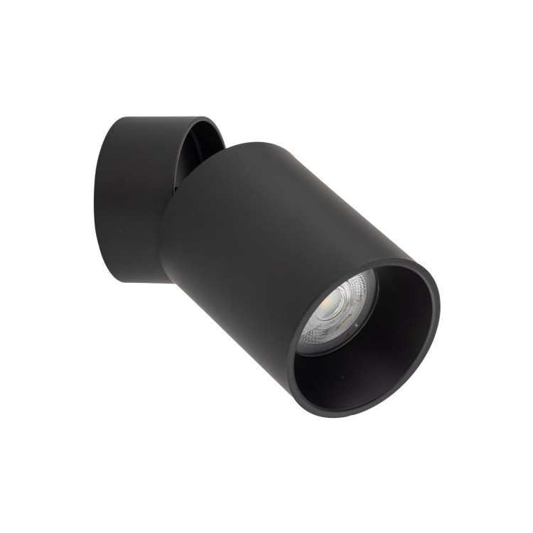 Kinkiet nowoczesny elegancki metalowy tuba czarny TK Lighting Top 5372 1x10W GU10