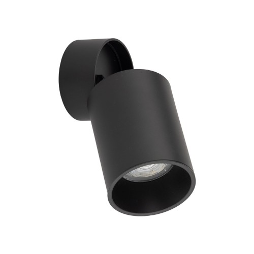 Kinkiet nowoczesny elegancki metalowy tuba czarny TK Lighting Top 5372 1x10W GU10