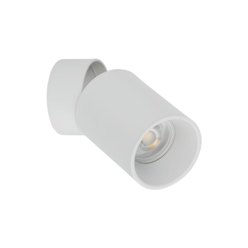 Kinkiet nowoczesny elegancki metalowy tuba biały TK Lighting Top 5373 10W GU10