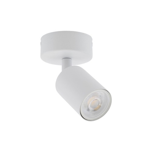 Reflektor nowoczesny elegancki metalowy tuba biały TK Lighting Top 6197 1x10W GU10