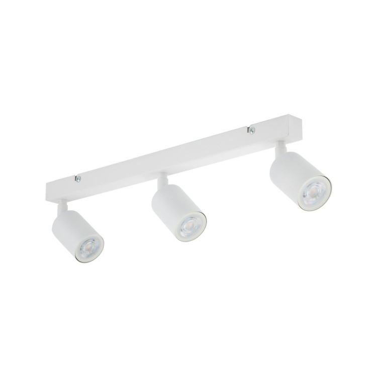 Plafon nowoczesny elegancki reflektory metalowe tuba biały TK Lighting Top 6873 3x10W GU10