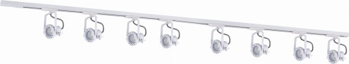 Szyna montażowa do systemu szynowego TK Lighting Tracer 4140 1-faz 2m+zaślepka+zasilanie biała