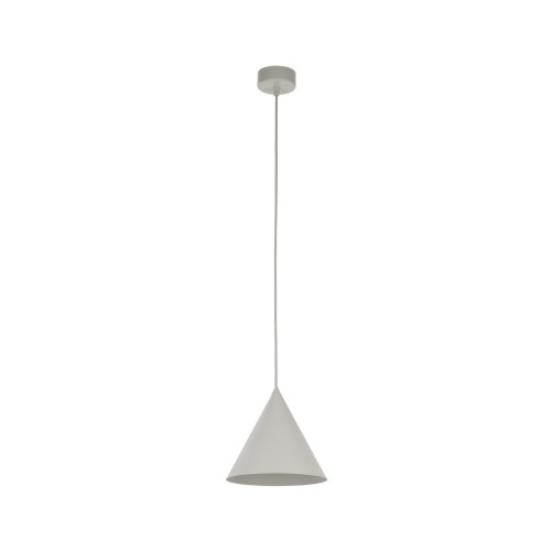 Lampa wisząca nowoczesna skandynawska loft klosz metalowy stożek beżowa TK Lighting Cono 10072 1x15W E27