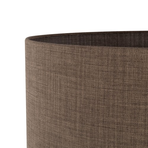 Lampa podłogowa nowoczesna boho loft skandynawska abażur materiałowy czarna brązowa TK Lighting Earth 16013 1x15W E27
