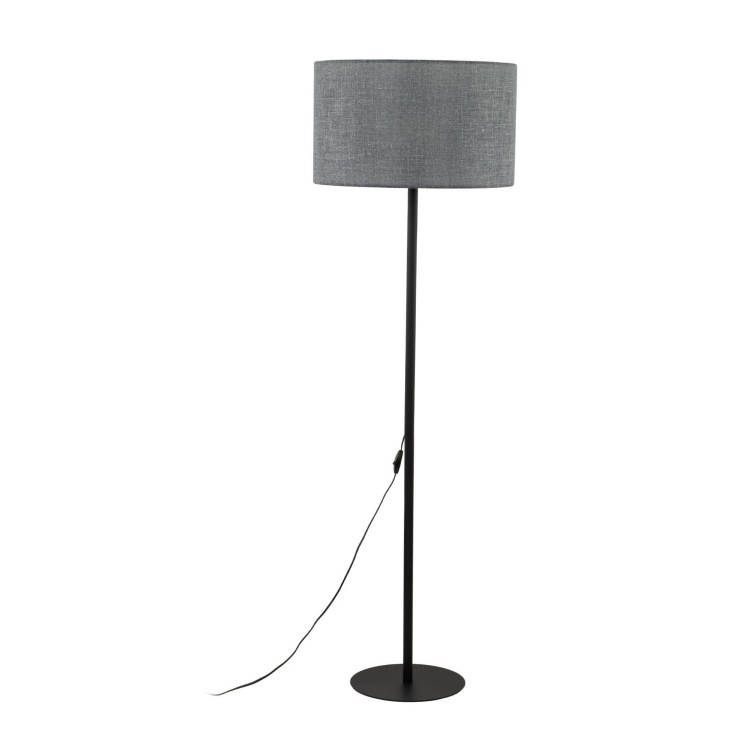Tk Lighting Earth 5475 lampa stojąca podłogowa 1x15W E27 czarna drewniana