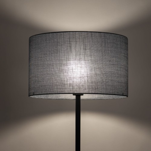 Tk Lighting Earth 5475 lampa stojąca podłogowa 1x15W E27 czarna drewniana