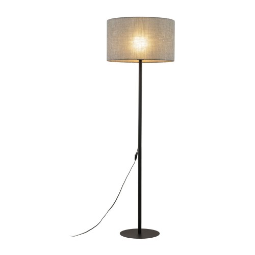 Tk Lighting Earth 5475 lampa stojąca podłogowa 1x15W E27 czarna drewniana