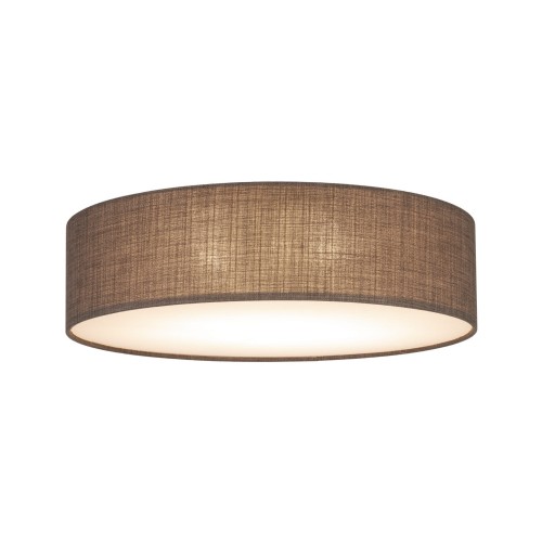 Plafon nowoczesny boho loft skandynawski koło brązowy biały TK Lighting Earth 10165 4x15W E27