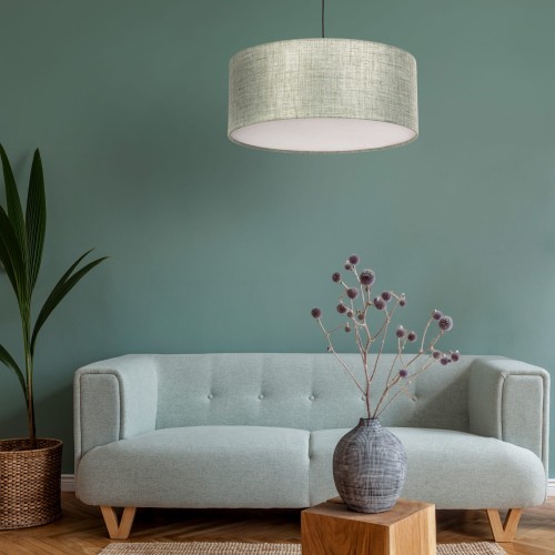 Tk Lighting Earth 4657 lampa wisząca 1x15W E27 czarna zielona