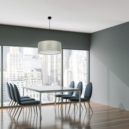 Tk Lighting Earth 4657 lampa wisząca 1x15W E27 czarna zielona