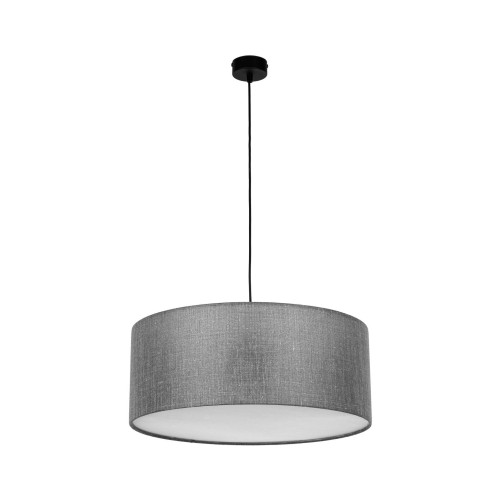 Tk Lighting Earth 4654 lampa wisząca 1x15W E27 czarna szara
