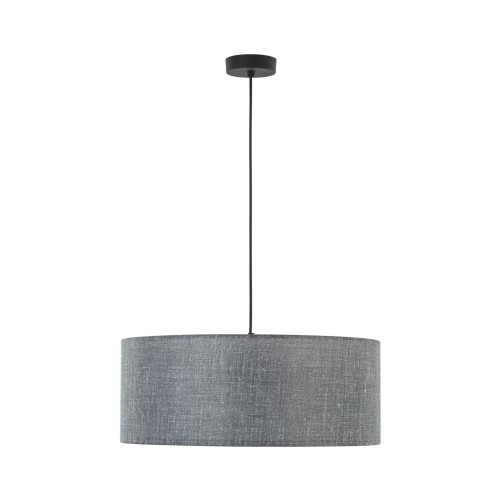 Tk Lighting Earth 4654 lampa wisząca 1x15W E27 czarna szara
