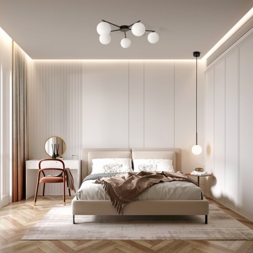 Plafon nowoczesny elegancki skandynawski pręty klosz szklany czarny TK Lighting Elton 10262 5x15W E27