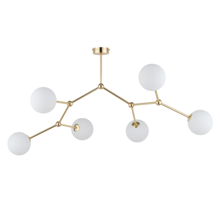Tk Lighting Fairy 3532 plafon lampa sufitowa 6x6W G9 biały złoty