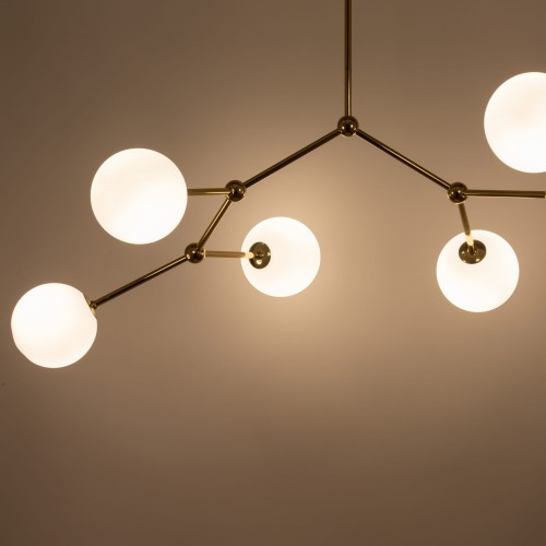 Tk Lighting Fairy 3532 plafon lampa sufitowa 6x6W G9 biały złoty