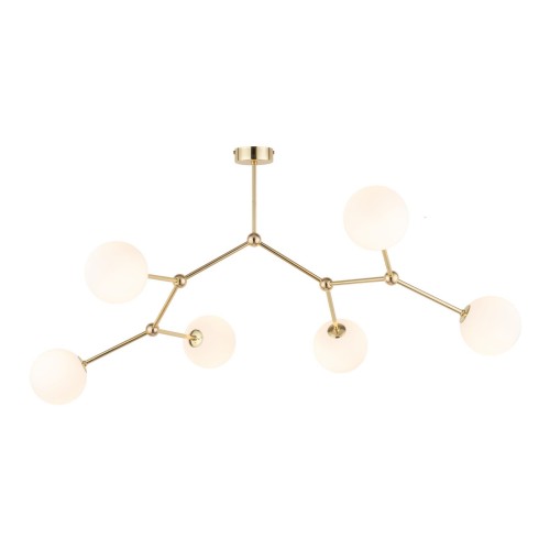 Tk Lighting Fairy 3532 plafon lampa sufitowa 6x6W G9 biały złoty