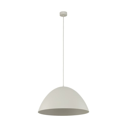 Lampa wisząca klasyczna retro klosz metalowy miska beżowa TK Lighting Faro 5900 1x15W E27