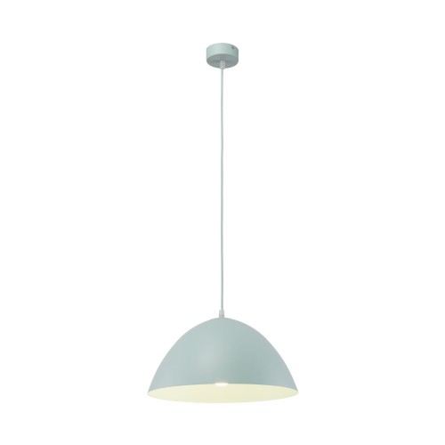Lampa wisząca klasyczna retro klosz metalowy miska miętowa TK Lighting Faro 861 1x15W E27