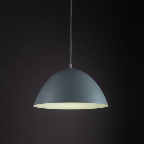 Lampa wisząca klasyczna retro klosz metalowy miska miętowa TK Lighting Faro 861 1x15W E27