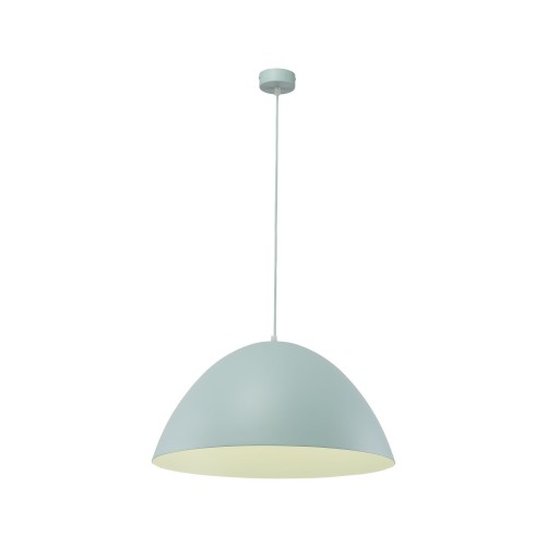 Lampa wisząca klasyczna retro klosz metalowy miska miętowa TK Lighting Faro 974 1x15W E27