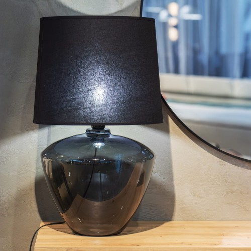 Tk Lighting Fiord 5463 lampa stołowa lampka 1x15W E27 czarna