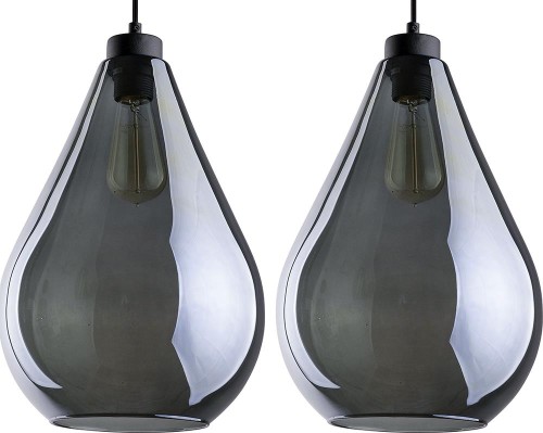 TK Lighting Fuente 2792 Lampa wisząca 3x60W E27 grafit czarny