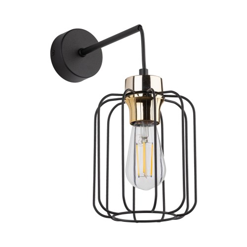 Tk Lighting Galaxy 4742 kinkiet lampa ścienna 1x15W E27 czarny złoty