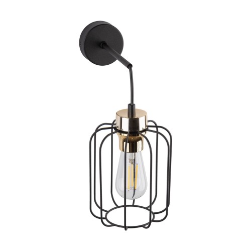 Tk Lighting Galaxy 4742 kinkiet lampa ścienna 1x15W E27 czarny złoty