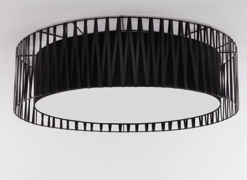Plafon lampa sufitowa TK Lighting Harmony 4x60W E27 czarny 1658