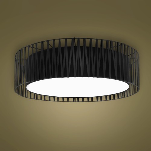 Plafon lampa sufitowa TK Lighting Harmony 4x60W E27 czarny 1658
