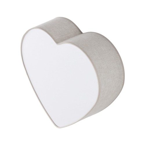 Plafon nowoczesny klasyczny dziecięcy serce beżowy biały TK Lighting Heart 757 2x15W E27