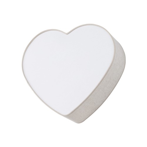 Plafon nowoczesny klasyczny dziecięcy serce beżowy biały TK Lighting Heart 757 2x15W E27