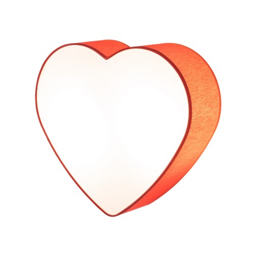 Plafon nowoczesny serce czerwony biały TK Lighting Heart 10777 2x15W E27