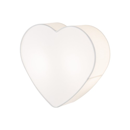Plafon nowoczesny klasyczny dziecięcy serce biały TK Lighting Heart 5925 2x15W E27