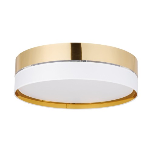 Tk Lighting Hilton 4772 plafon lampa sufitowa 3x15W E27 biały złoty
