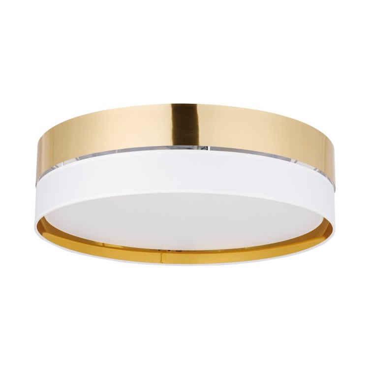 Tk Lighting Hilton 4772 plafon lampa sufitowa 3x15W E27 biały złoty