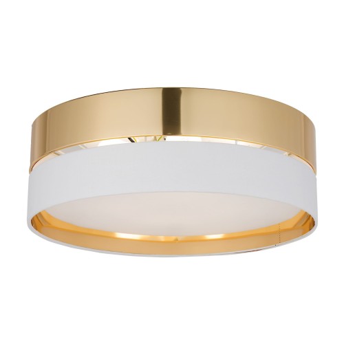 Tk Lighting Hilton 4772 plafon lampa sufitowa 3x15W E27 biały złoty