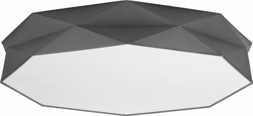 TK Lighting Kantoor New 4223 Plafon lampa sufitowa 6x60W E27 grafit biały