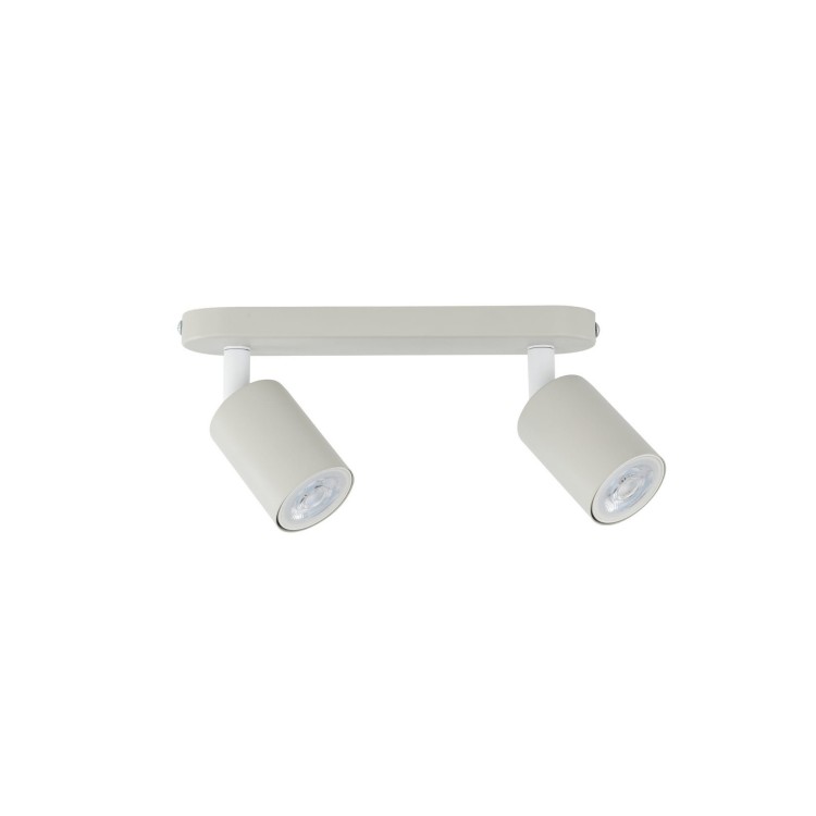 Plafon nowoczesny skandynawski loft metalowy reflektory beżowy TK Lighting Livia 10239 2x10W GU10