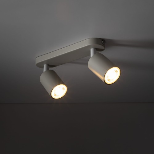 Plafon nowoczesny skandynawski loft metalowy reflektory beżowy TK Lighting Livia 10239 2x10W GU10