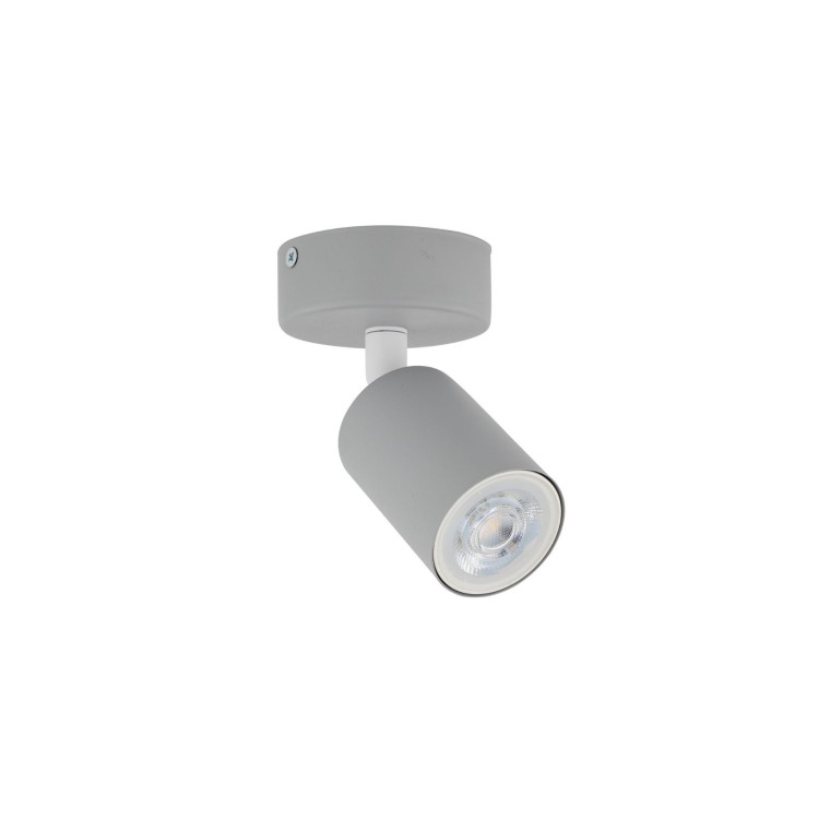 Spot nowoczesny skandynawski loft metalowy reflektor szary TK Lighting Livia 10223 1x10W GU10