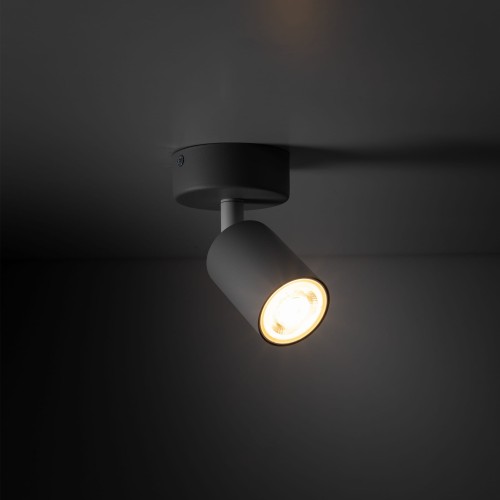 Spot nowoczesny skandynawski loft metalowy reflektor szary TK Lighting Livia 10223 1x10W GU10