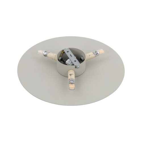 Kinkiet nowoczesny rustykalny loft koło beżowy TK Lighting Luna 5911 3x6W G9