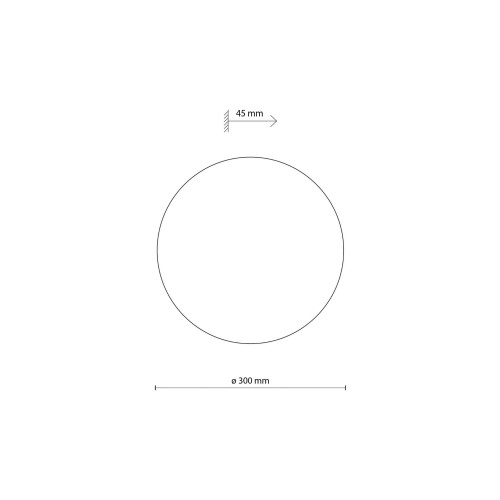 Kinkiet nowoczesny rustykalny loft koło beżowy TK Lighting Luna 5911 3x6W G9