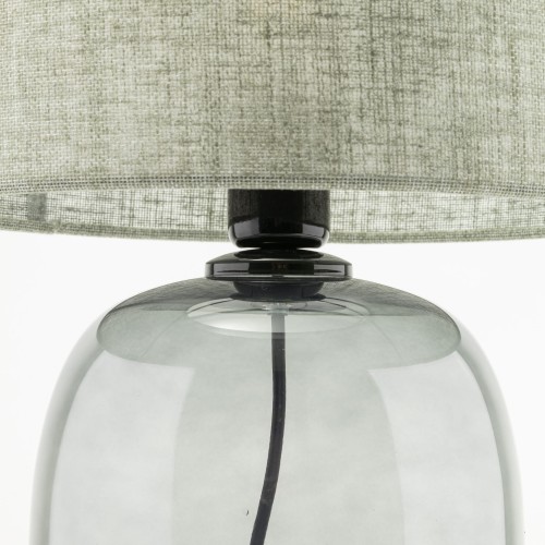 Lampka nowoczesna skandynawska klasyczna elegancka abażur materiałowy grafitowa zielona TK Lighting Melody 5989 1x15W E27